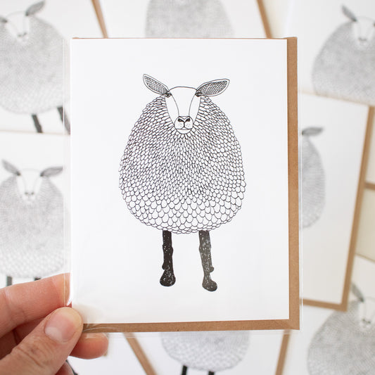 Sheep Greeting Card - July Box